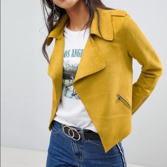 river island yellow jacket